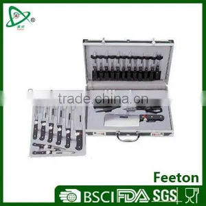 25pcs Kitchen Knife Set With Aluminum Box thumbnail-1