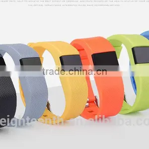 Smart Wrist Band Heart Rate Moniter Fitness Tracker Sports Pedometer Bluetooth Bracelet Waterproof Watch thumbnail-1