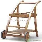 TEAK WOOD TROLLY thumbnail-1