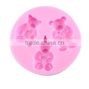 Liquid Silicone Mold Cake Chocolate Chip Mold DIY Baking Tool Cake Decoration - Three Bears 1688 Agent thumbnail-3