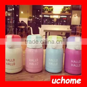 UCHOME Cute Travel Vacuum Mugs Stainless Steel Thermos Bottle Thermos Cup For Children Bouncing Thermos thumbnail-5