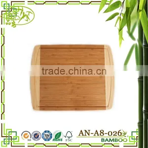 AONONG MOSO Bamboo Radian Corner Shape Cutting Board Kitchen Active Antibacterial Butcher Block thumbnail-3