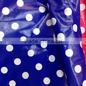 Outdoor Windproof Jacket Fabric Nylon Taslan Fabric pu Coated With Dot thumbnail-1