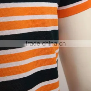 Mens Cotton Design Plain Slim Striped t Shirt thumbnail-6