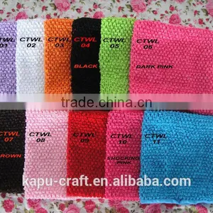 Solid Color 9 Inch Girls Crochet Tube Top Lined Crochet Tube Top for Tutus thumbnail-1