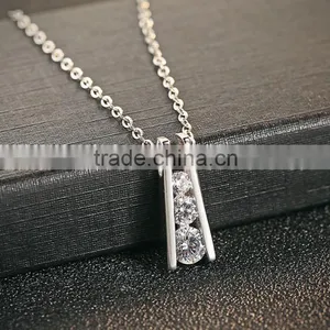 925 Sterling Silver Jewelry Necklace Tower Pendant Necklace for Women thumbnail-1