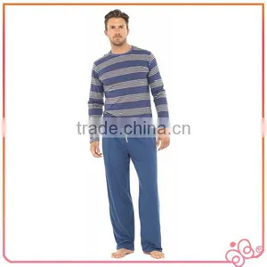 Cotton Striped Long Sleeve Pijama for Man thumbnail-3