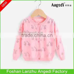 2016 Fashion Baby Girls' Sweater Girls Cardigan Kids Autumn Outerwear Children Knitted Sweater thumbnail-1