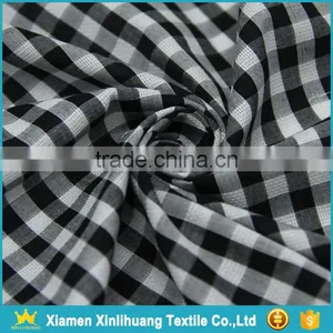 New Arrival Combed Plain 40x40 130x70 100 Cotton Yarn Dyed Plaid Fabric for Sale thumbnail-3