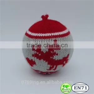 Decoration Knitting Stocking X'mas Decoration Knitted Stocking Snowflake Pattern Knitted Stock thumbnail-3