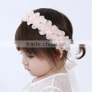 F10002N Wholesale Baby Headband Lace Flower Hair Band Fashion Baby Girls Hair Accessory thumbnail-1