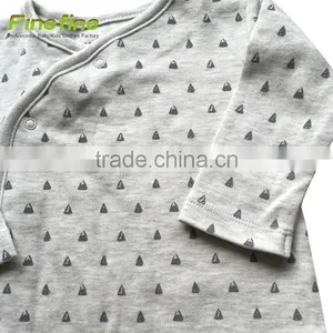 Long-Sleeved Cotton Baby Clothes One Piece Winter Design Smocked Baby Romper thumbnail-4