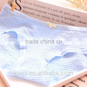 Gift Boxed Lace Ladies Underwear Cotton Blue Panties Lovely Girls Women Briefs 41 thumbnail-4