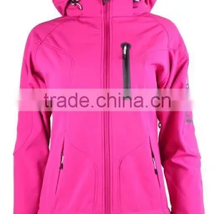 Hot Best Quality Bright Color Solid Color Pretty Softshell Jacket thumbnail-1