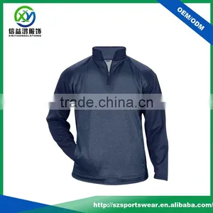 New Style Contrast Color 100%Polyester 1 4 Zip Pullover Sweatshirt thumbnail-2
