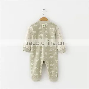 Wholesale Baby Organic Clothing Baby Bodysuit Organic Cotton Baby Romper Set thumbnail-2