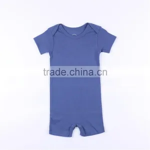 Hot Sale Short Sleeve 100% Cotton Baby Jumpsuit thumbnail-4
