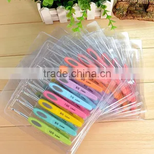 2016 NEW High Quality 8PCS Sofe Plastic Crochet Hooks/Knitting Needles thumbnail-3