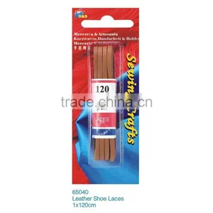 D&D Flat Leather Shoe Lace Many Size Many Colors (No65040) thumbnail-1