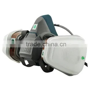 3M 6502QL Dust Poison Respirator Protection Paint Pesticide Formaldehyde Odor Double Filter Box Anti - Virus Masks thumbnail-3