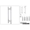 H Stainless Steel Pull Handle thumbnail-1