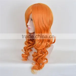 YIWU Perfect Lady Short Orange Cosplay Hair Wig thumbnail-3