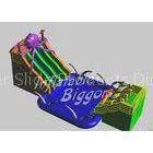 Durable Green Inflatable Water Toys / Inflatable Party Slides UL Tarpaulin thumbnail-1