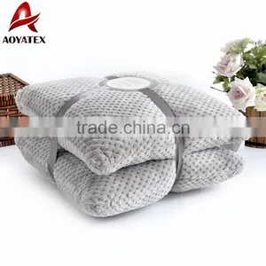 2pcs Flannel Fleece Square Decorative Plush Wholesale Floor Cushion thumbnail-2