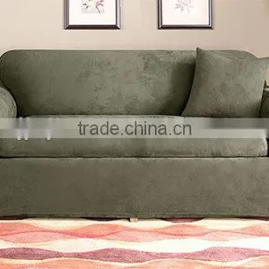 Stretch Suede Three Piece Sofa Cover thumbnail-1