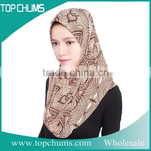 China Factory Hot Sale Women Turkish Hijab Dubai Hijab thumbnail-1