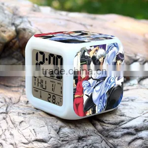 (Hot Anime) Led Clock Gin Tama Alarm Clock,LED Digital Clock, Low Price Led Digital Clock Display thumbnail-3
