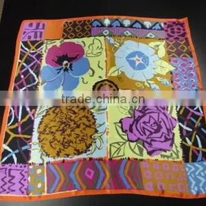 OEM Print Silk Scarf For Women Promotion & Premium Scarf Silk Scarf New Design Scarf Poly Scarf & Cashmere Scarf thumbnail-2
