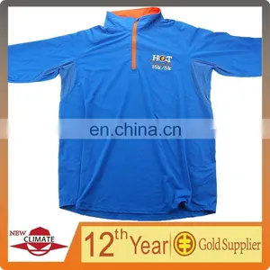 2015 Dry Fit Long Sleeve T-shirt,1/4 ZIP LONG SLEEVE Polo Sport Jacket Quick Dry Long Sleeve T-shirt,dry Fit Plain,black Long thumbnail-1