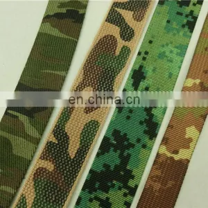 Customized 3/4'' Camouflage Ribbon Military Ribbon Polyester Webbing thumbnail-5
