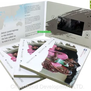 Portrait A5 Size 4.3'' Digital Greeting Card /Video Brochure / Lcd Card thumbnail-2