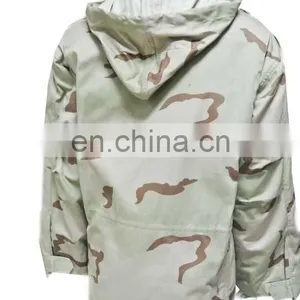 Wholesale Desert Camouflage Custom Bomber M65 Army Jacket for Winter for Men thumbnail-2