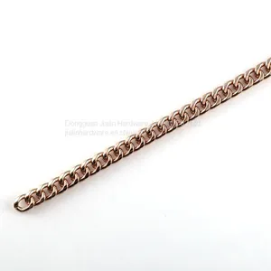 DIY Iron Flat Chain Strap Handbag Chains Accessories Purse Straps Shoulder Cross Body Replacement Straps thumbnail-1