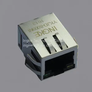 J0011D21BNL YKJD-8009NL 10/100 Base-T, AutoMDIX RJ45 Magnetic Modular Jacks thumbnail-1