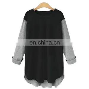 Summer Loose Casual Cotton Long Sleeve T Shirt Blouse Ladies Tops Stylish Shirts thumbnail-2