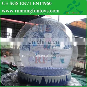10ft Inflatable Snow Globe, Indoor Photo Snow Globe, Market Snow Igloo For Advertising thumbnail-1