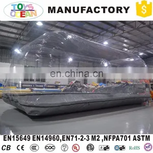 Transparent Inflatable Car Capsule Car Cover Tent For Custom Size thumbnail-2