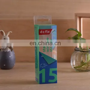 Manufacturers Wholesale Custom Colorful Printing Plastic Packaging Box, PVC Folding Box, PET Plastic Box With Hang Hole thumbnail-1