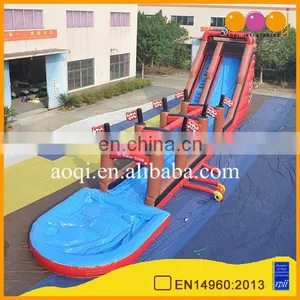 3 in 1 Inflatable Slip Slide Pirate Theme Inflatable Water Slides With Pool for Promotion thumbnail-1