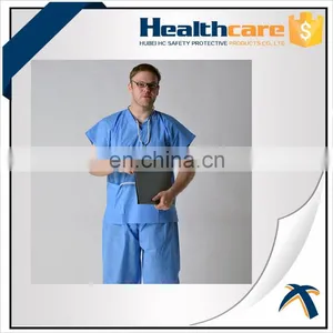 Disposable PP Non-woven Fabric Isolation Gown/disposable Patient Gown for Children thumbnail-1