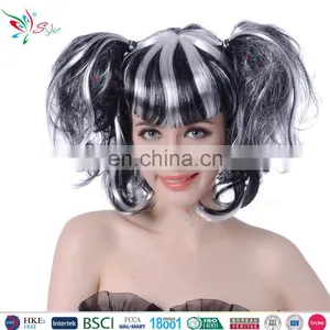 Styler Brand 100% Polyester Party Curly Hair Wig Wholesale Cheap Make Doll Wig thumbnail-3