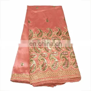 2015 African George Fabric/new Design George Wrapper for Wedding Dress LS15073155 thumbnail-1