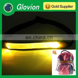 Cool Belt for Bag Adjustable Glowing Backpack Straps Safety Reflective Backpack Straps thumbnail-1
