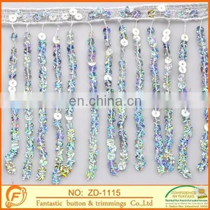 Colorful Sequins Fringe Tassel for Women Garments Accessories thumbnail-1