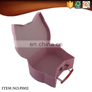Lovely Cat Cardboard Suitcase Gift Box thumbnail-2