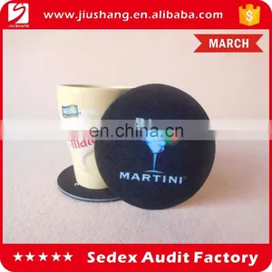 Custom Cheap Absorbent Non Woven Coaster for Car thumbnail-1
